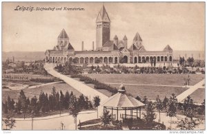 LEIPZIG, Saxony, Germany, PU-1912; Sudfriedhof Und Krematorium