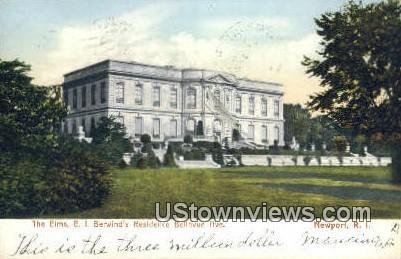 The Elms, E.J. Berwind's Residence - Newport, Rhode Island RI  