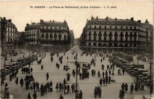 CPA ANGERS - La Place du Raillement la Rue d'Alsace (296639)