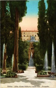 CPA TIVOLI Villa d'Este, Edificata l'anno 1551 ITALY (545523)