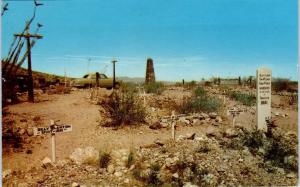 TOMBSTONE, AZ Arizona   BOOTHILL GRAVEYARD   c1950s  Car    Postcard