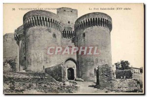 Old Postcard Villeneuve Avignon The Fort Saint-Andr? XVI century