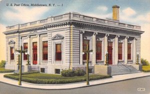 US Post Office in Middletown, New York