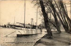 CPA Suresnes Les BOrds de la Seine et les Yachts (1314875)