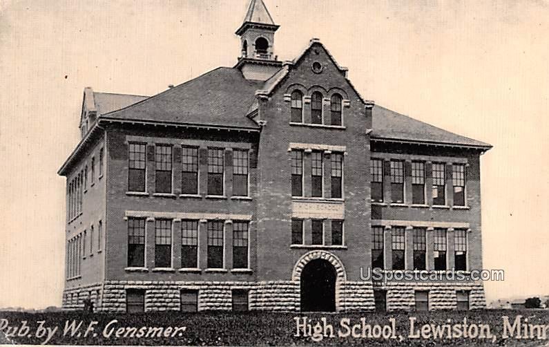 High School in Lewiston, Minnesota