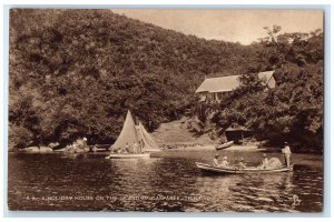 c1930's A Holiday House on the Island of Gasparee Trinidad and Tobago Postcard