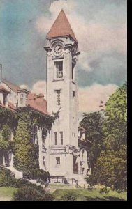 Indiana Bloomington Student Building Indiana University Handcolored Albertype