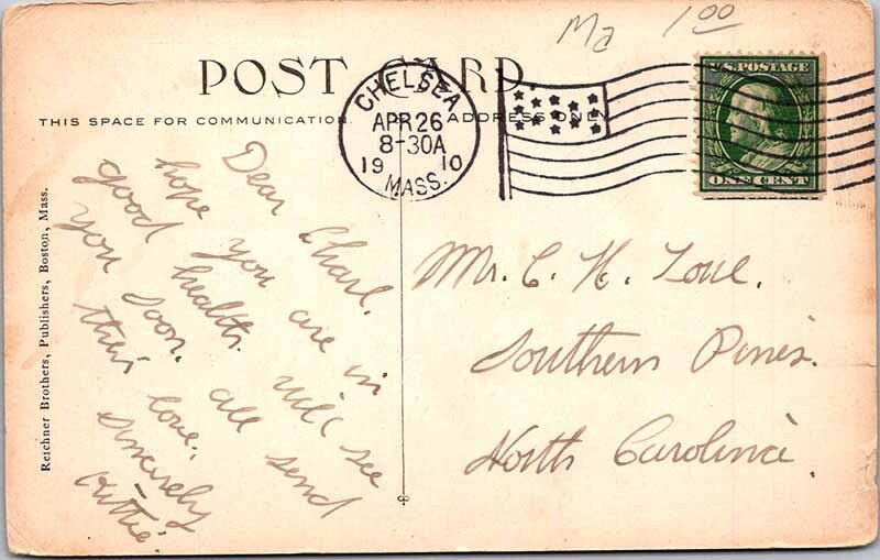 Postcard MUSEUM SCENE Boston Massachusetts MA AM3345