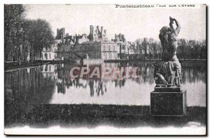 Fontainebleau - View the & # 39Etang - Old Postcard