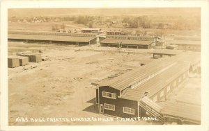 Postcard RPPC Idaho Emmett Boise Payette Lumber Mills Birdseye C-1915 23-1420