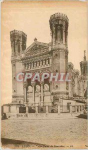 Old Postcard Lyon Notre Dame de Fourviere