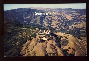 San Simeon, California/CA Postcard, Aerial View Of Hearst Castle, Santa Lucia Mt