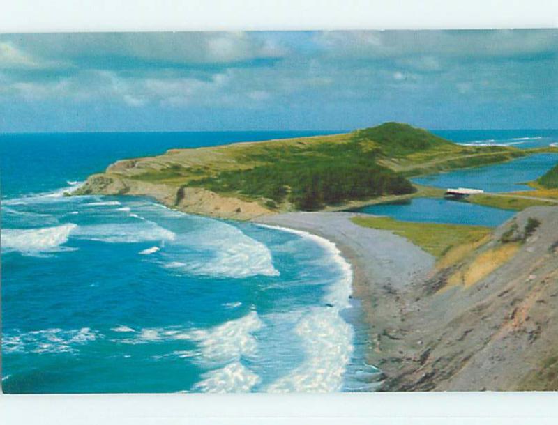 Unused Pre-1980 TOWN VIEW SCENE Cabot Trail - Presqu'Lle Nova Scotia NS p7980-13