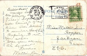 Postcard BRIDGE SCENE Memphis Tennessee TN AI2355