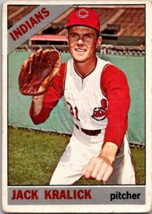 1966 Topps Baseball Card Jim Kralick Cleveland Indians2013