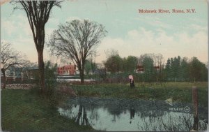 Postcard Mohawk River Rome NY