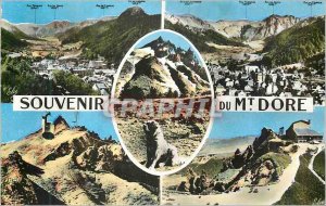 Modern Postcard Mont Dore G D General view Dog