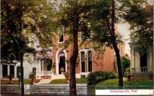 Postcard James Whitcomb Riley's Residence in Indianapolis, Indiana~132179