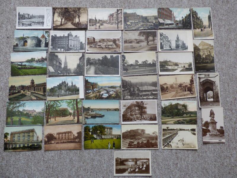 bu0134 - Nottingham , Nottinghamshire - 35 postcards - All Showing