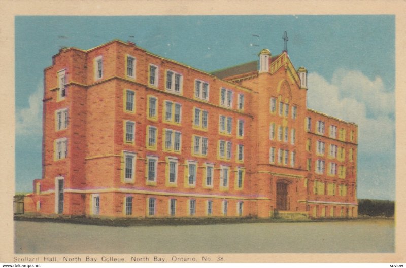 NORTH BAY , Ontario , Canada , 1953 ; Scollard Hall , North Bay College