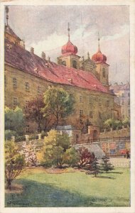 Vintage Wien Dominican Monastery Postcard Hans Götzinger Art Vienna Austria