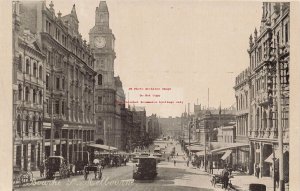 Australia, Melbourne, Bourke Street, Business Section