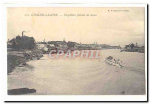 Chalon Sur Saone Old Postcard Torpedo making his essays