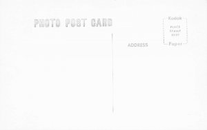 J75/ Montague City Massachusetts RPPC Postcard c50s Covered Bridge 112