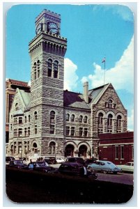 c1950's City Hall Building Cars Sioux City Iowa IA Unposted Vintage Postcard