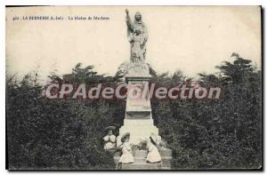 Old Postcard La Bernerie L Inf The Statue of St. Anne