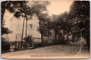 Montbeliard Route De Sochaux France Street View Residences Postcard