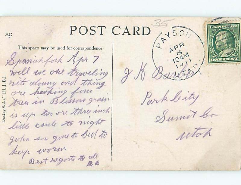 Pre-Linen comic WILD HORSE IS DIFFICULT TO CONTROL HL2298