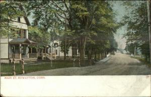 Rowayton CT Main St. 1907 Used Postcard