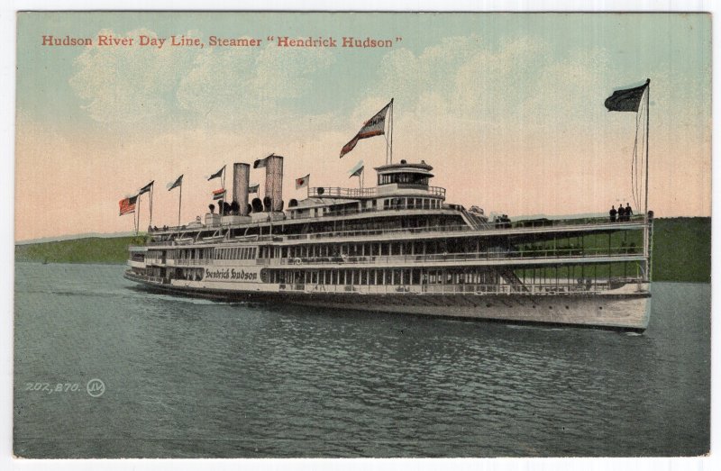 Hudson River Day Liner, Steamer Hendrick Hudson