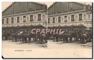 Old Postcard Marseille train station