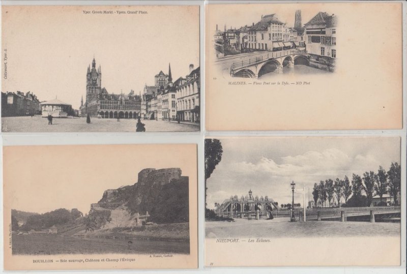 BELGIUM BELGIQUE 172 Vintage Postcards Mostly pre-1920 (L5912)