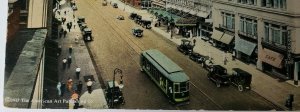 1917 Winter Garden Playhouse and Broadway, New York NY City Postcard Trolley