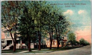 Salem, Oregon - A view of Capitol Street,  North from the State House - 1915