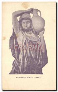 Old Postcard Carrier D Water Arabic