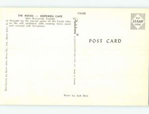 Unused Pre-1980 TOWN VIEW SCENE Hopewell Cape New Brunswick NB p8384@