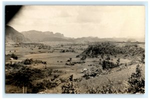 Early Valle Venales Valley Cuba Real Photo RPPC Postcard (D15)