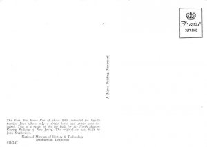 Fare Box Horse Car 1885 New Jersey, USA Postcard