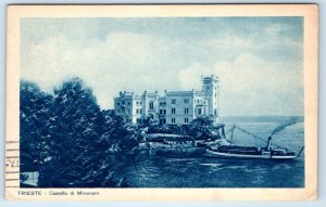 TRIESTE Castello di Miramare ITALY Postcard