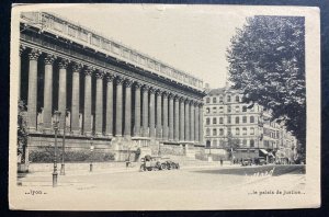 Mint REal Picture Postcard Lyon France Palace Of Justice