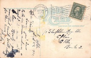 J86/ Vinitia Oklahoma Pennant Postcard c1910 Beautiful Scenery 222