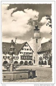 RP, Fountain, Rathaus, Hohenluftkurort Freudenstadt, Germany, 1920-1940s