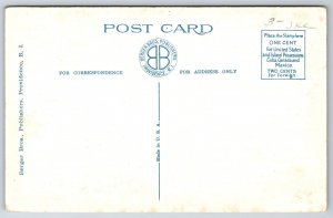 Providence Rhode Island~John Carter Brown Memorial Library @ University~Postcard