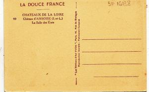 BF16138 chateau d amboise  i et l la salle des etats  france  front/back image