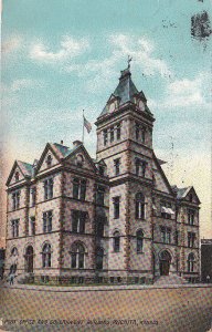 Postcard Post Office + Government Building Wichita Kansas