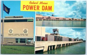 Postcard - Robert Moses Power Dam - Massena, New York